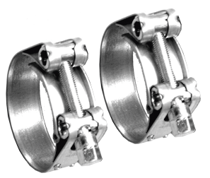 Klemmen-Set für Saugschlauch ab 60 kW fuer Pelletfoederschlauch NW51