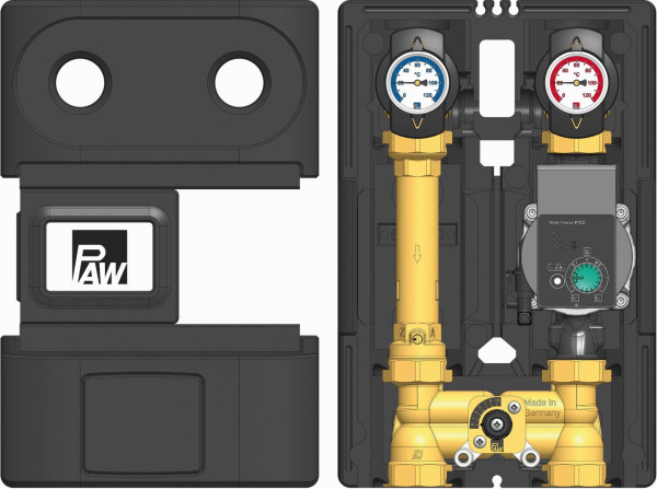 PAW HeatBloC K38 DN 25 4-Wege H-Mischer Wilo Yonos PICO 25/1-6