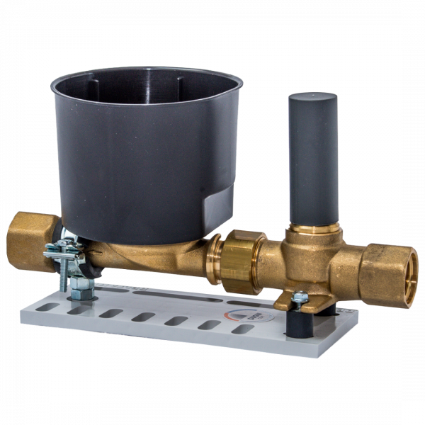 DELTAMESS Traverse Koax 2", Unterputz 3/4 IG Messing, Spindelventil 2