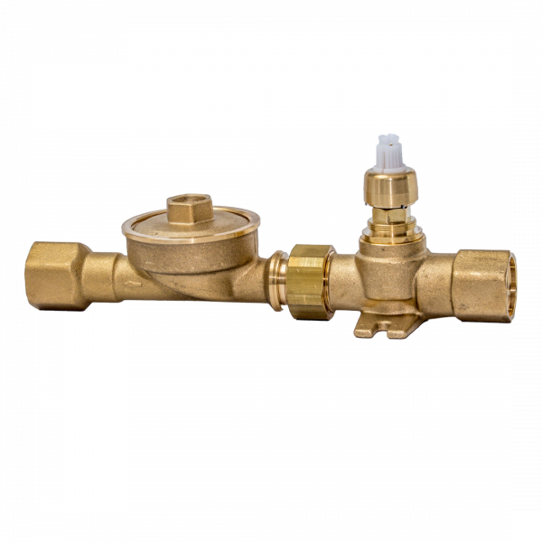 DELTAMESS Montagestrang Koax 2", Aufputz 3/4 IG Rotguss, AZK-Ventil