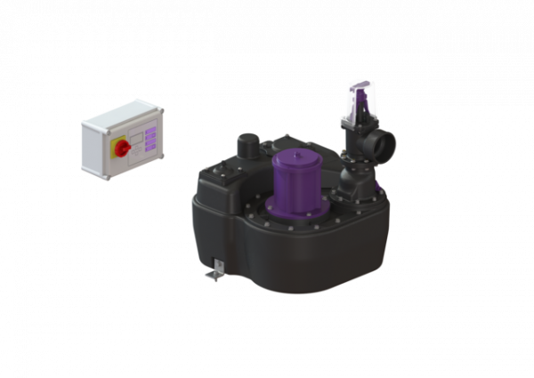 KESSEL Hebeanlage Aqualift F Mono, Comfort, SPF 1500-S3, Schieber