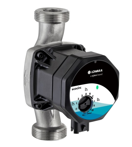 Lowara Z-Pumpe ecocirc M 25-6/180 N L:180 G1 1/2" PN10 max. H:6m 34W