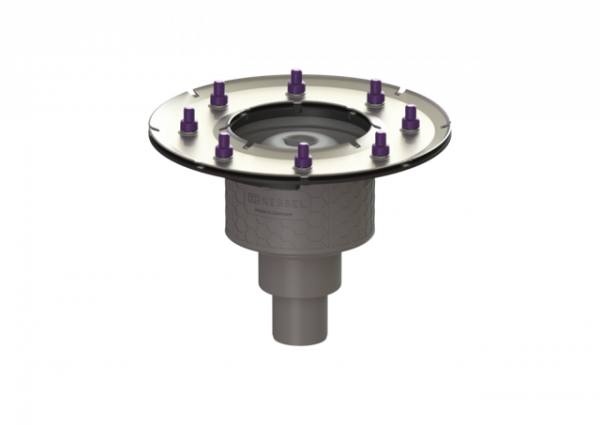 KESSEL Grundkörper Practicus Pressfl., DN 50, Auslauf senkrecht