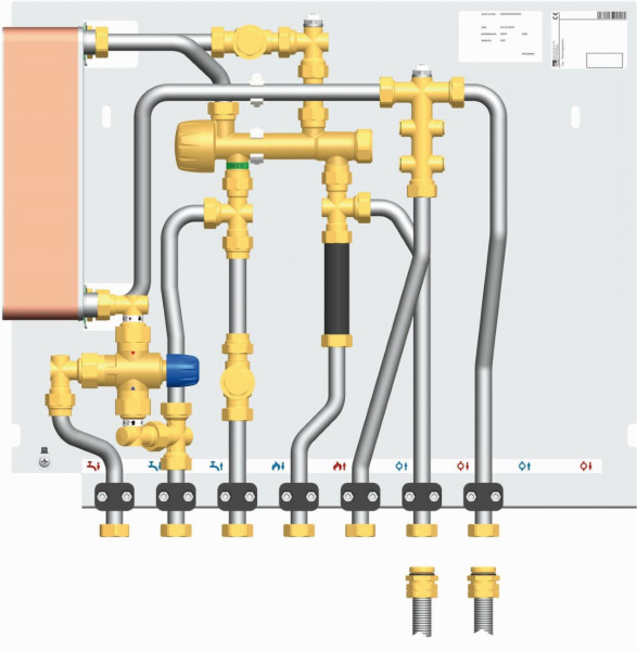 PAW HomeBloC Basic WF WT 50 VA, gemischt PM-Regler 20 l/min TWW-Mischventil