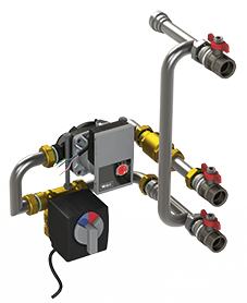 Mischerkreis zum Einbau in PU 7 bis 15kW bei Pufferbetrieb