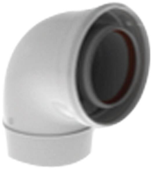 INTERDOMO PP Konz. Rohrbogen 90Grad DN 60/100