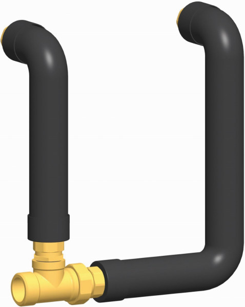 PAW Rohrsatz DN 25 verbindet 2 Mischeranschlüsse 2x1" IG, 11/4" AG, iso