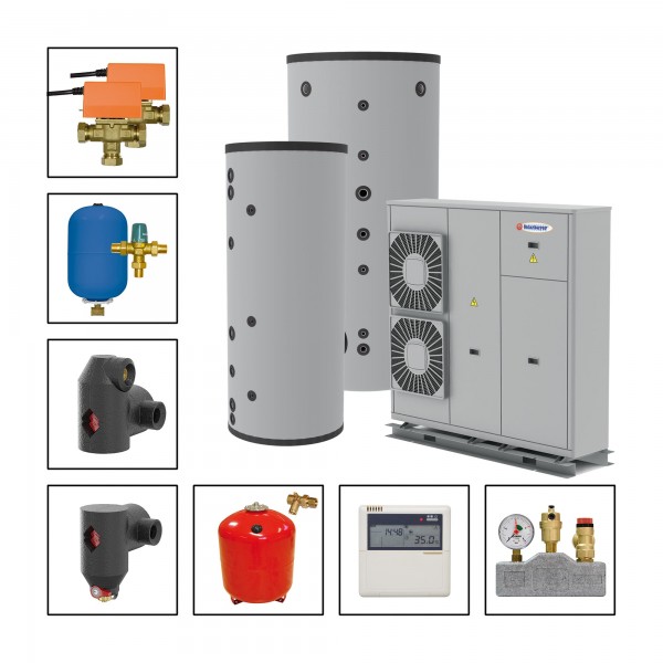 Wärmepumpenpaket WP11-SLS1000S-WP350 SET 1B bestehend aus: