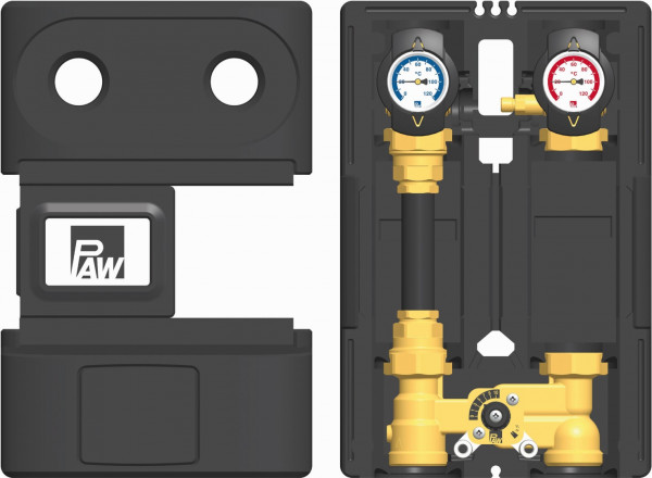PAW HeatBloC K32 DN 25 WMZ 3-Wege H-Mischer vorbereitet für WMZ-Montage