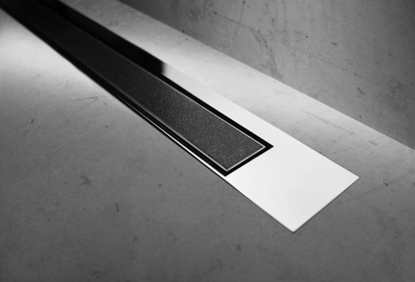 ESS Duschrinne Modulo TAF Design Z-3 Poliert, Fliesen 80 cm