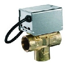 Honeywell Dreiwege Zonenventil V4044C 230 V DN 25, 1", kvs Wert 8,1, 0,55 bar