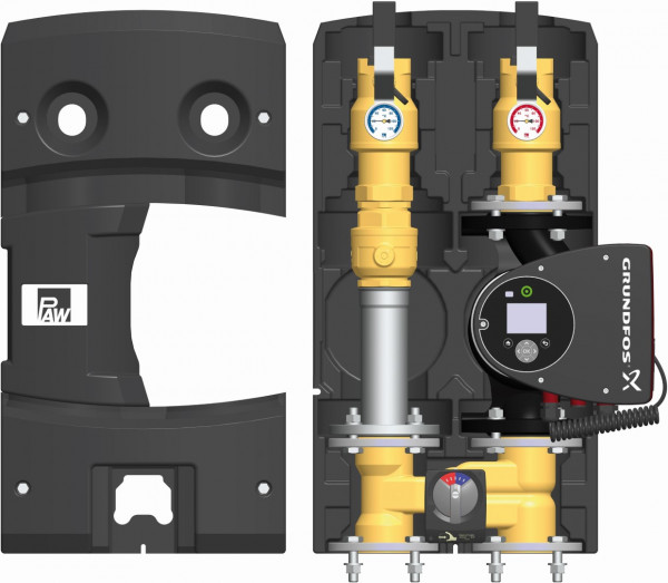 PAW HeatBloC K32 DN 50 3 Wege H Mischer F PN 6 Motor SR10 GF MAGNA3 50-120F