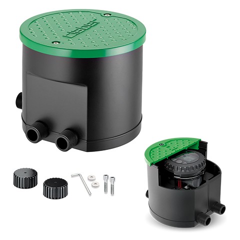 ewuaqua iWater Bewässerungsbox Hydro 4 vormont. Box mit Bewässerungscomp.