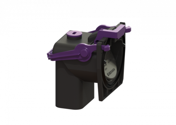 KESSEL Rückstauverschluss Modul für Kellerabläufe mit zwei Klappen