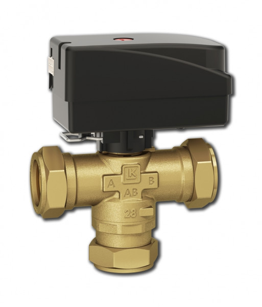 LK Armatur LK 525 3-Wege Zonenventil 22mm Kvs 8,0