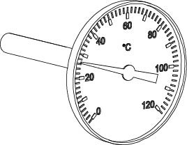 LK Armatur LK 315 Thermometer 120 Grad C 51x7mm