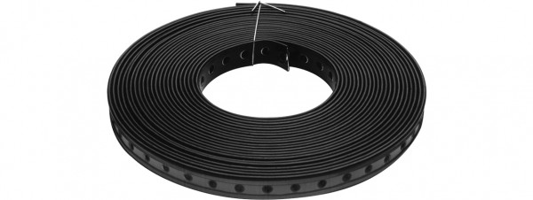 AS Lochband vz Kunststoff ummantelt 27mm in Rollan a 10 m