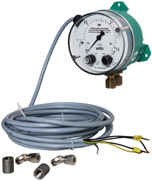 Wilo Differenzdruck Kontaktmanometer DDM 6 Messbereich 0 0,6 bar