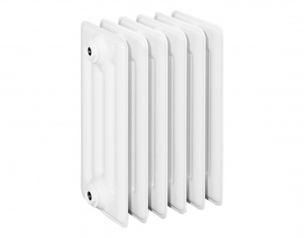 HG-TEC DIN-Stahlradiator RAL 9010 gep. 35 Glieder BH 450 NA 350 BL 1750 BT 220