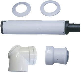 Junkers Bosch Grundpaket AZB 906 waagerecht, d= 60/100mm