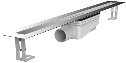 ACO Duschrinne ShowerDrain S DN 50, Einbauhöhe 80 110mm 1200mm