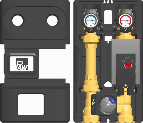 PAW HeatBloC K32 DN 32 3-Wege H-Mischer Motor SR5 Wilo Yonos MAXO plus 30/0.5-10
