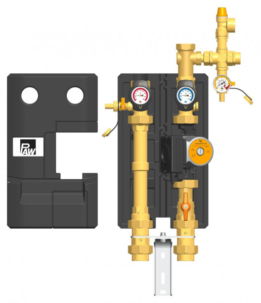 PAW SolarBloC mega 2-Strang, Kugelhahn GF Solar PML 32-145
