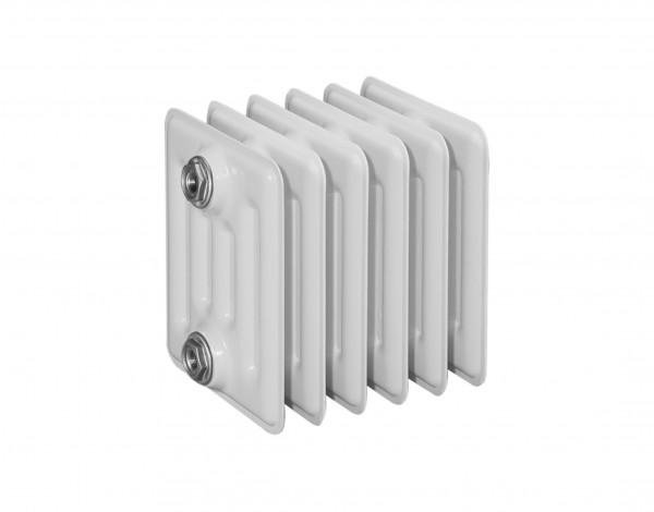 HG-TEC DIN-Stahlradiator grundiert 8 Glieder BH 300 NA 200 BL 400 BT 250