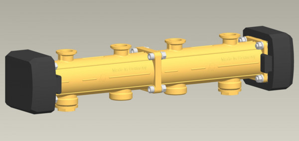 PAW Drucklosverteiler MVW2 DN 20 gebrückt, isoliert