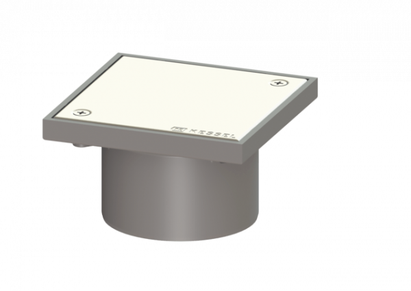 KESSEL Reinigungsverschluss Sys 100, ABS, Abdeck. V2A, verschr., K 3