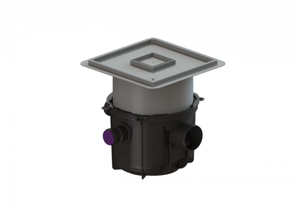 KESSEL Rückstaupumpanlage Pumpfix S DN 100, mit befliesbarer Abdeckplatte
