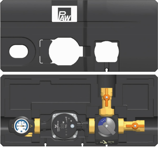 PAW RL Hochhaltg RHM DN 25 3 Weg Misch KVS = 10 1" IG, Motor SR5, isol GF ALPHA