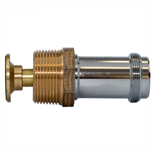 DELTAMESS Anschlussarmatur - Mantelrohr für Geradsitzvent., 1 1/4