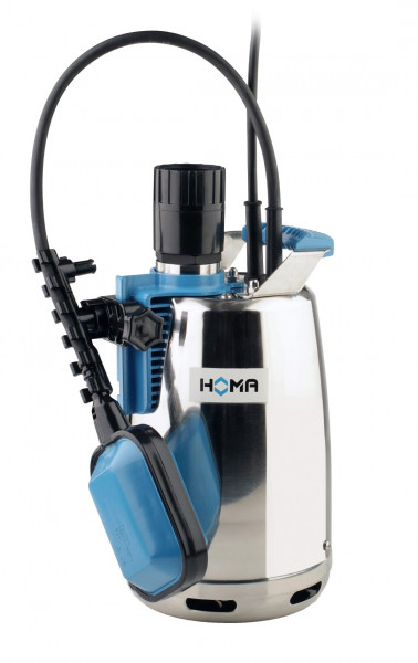 HOMA Motorumflutete Pumpe mit Schwimmer CR253 WA