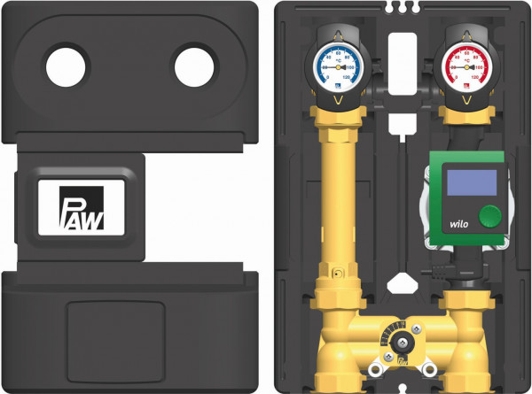 PAW HeatBloC K38 DN 25 4-Wege H-Mischer Wilo Stratos PICO 25/1-6