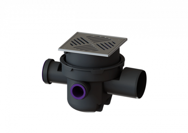 KESSEL Kellerablauf DN 100, Rost Edelstahl, Klasse K 3