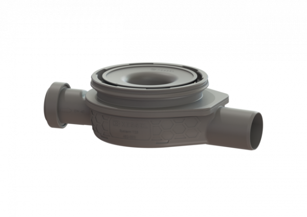 KESSEL Grundkörper Der Ultraflache 79 DN 50, seitl. Zulauf DN 40, GV 50 mm