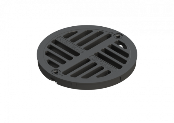 KESSEL Schlitzrost rund, d: 218 mm, Kunststoff