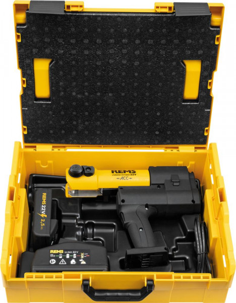 Akku-Press 22 V ACC Basic-Pack in L-Boxx RemsD 10-108(110) mm,D 3/8-4"für Pressverbindungen
