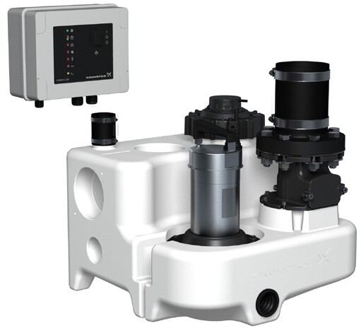 Grundfos Hebeanlage MULTILIFT MSS MSS. 11.3.2, 400V, 1,1 kW m Rückschlv.