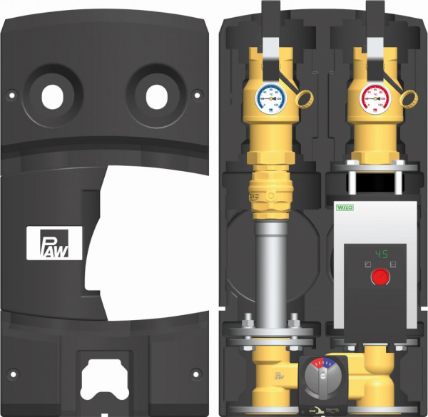 PAW HeatBloC K32 DN 40 3-Wege H Mischer F PN 6 Motor SR10 Yonos PARA HF 40/8
