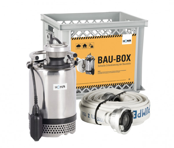 HOMA Tragebox mit Pumpe und Schlauch Bau-Box - HBP503WA