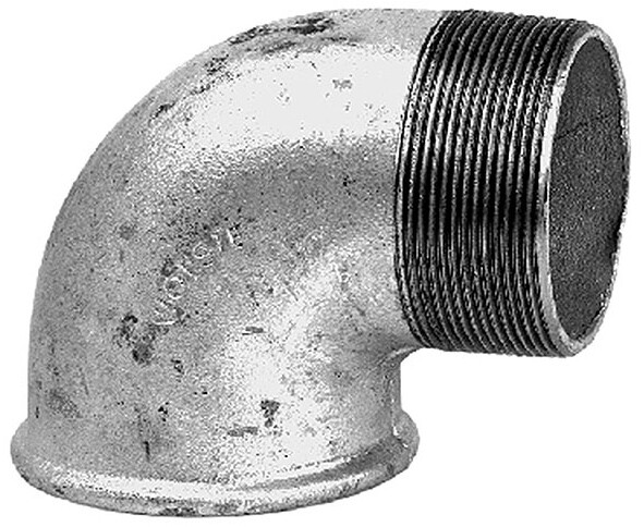 Grundfos Winkel 90Gr R 1 1/2" AG/Rp 1 1/2" IG verzinkt