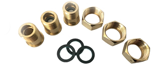 LK Armatur LK 551 Verschraubungssatz G1/2 x 3/4 Überwurfmutter, ein Rückschlagventil