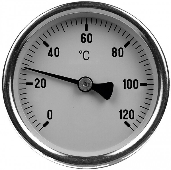 ABA Bimetallthermometer QUICKTURN zu Zirkulationsventil DN 15 25