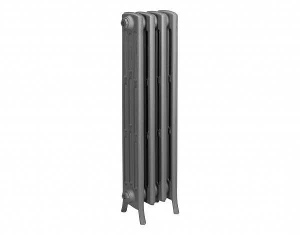 HG-TEC Gussradiator Stockholm RAL 7022 5 Gl. BH 958 NA 800 BL 300 BT 144