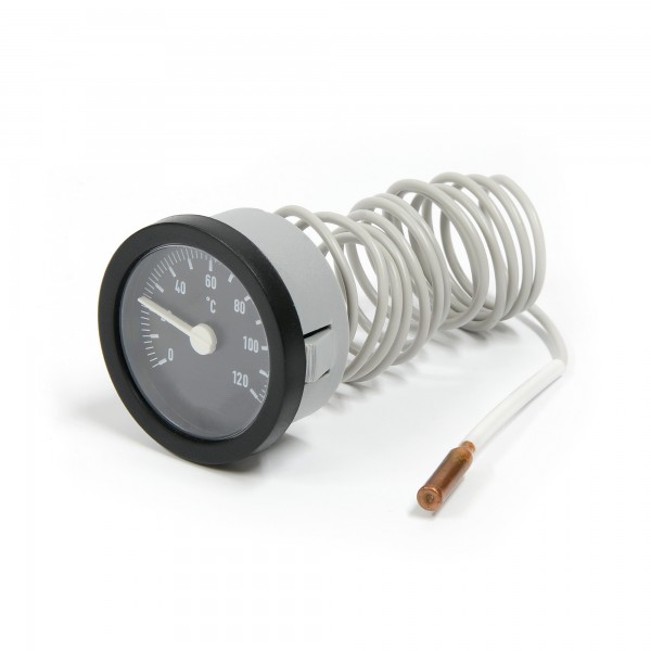 Fernthermometer rund 52mm mit Kapilarleitung 3m
