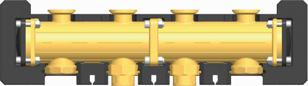 PAW Drucklosverteiler MVW2 DN 32 gebrückt, isoliert