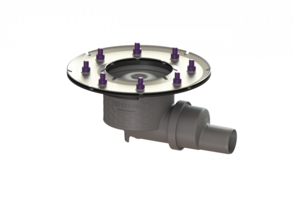 KESSEL Grundkörper Practicus Pressfl., DN 50, Auslauf seitlich