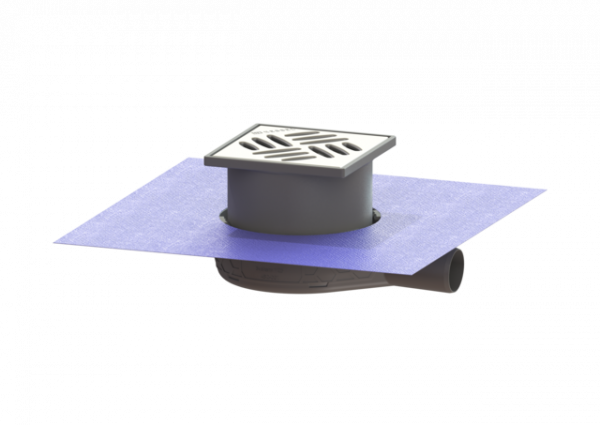 KESSEL Bodenablauf Der Ultraflache 54 DN 40, WaD, Schlitzrost